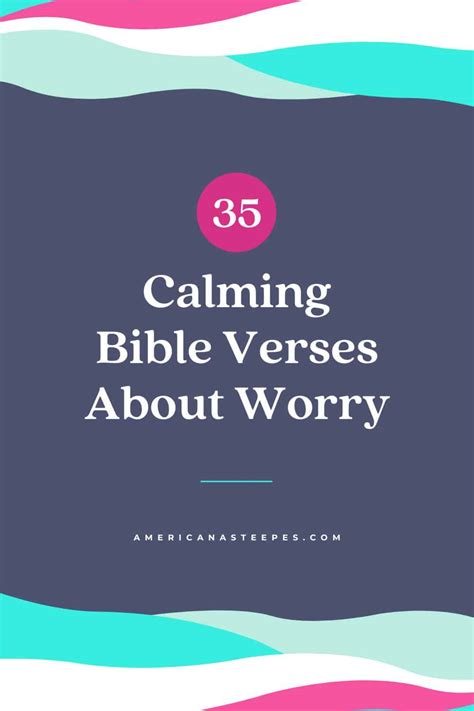 Image result for Worry Scriptures