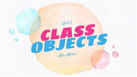 Image result for Class Objects