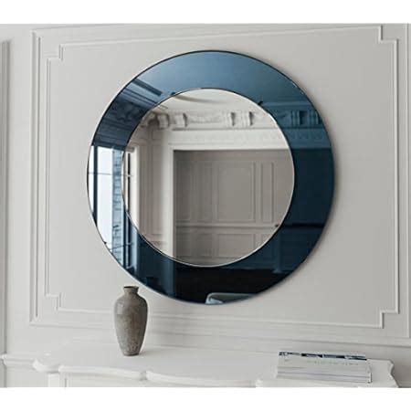 Buy SDG Round Royal Blue Frameless Mirror - 22 x 22 Inch Online at Low ...