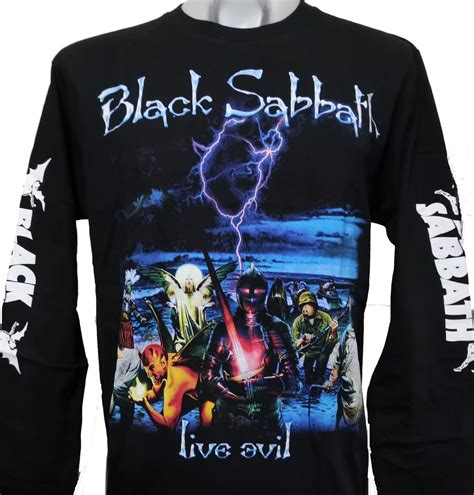 Black Sabbath long-sleeved t-shirt Live Evil size XL