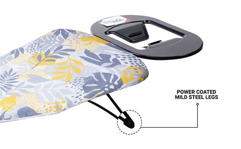 Peng Essentials Zurich Tabletop Ironing Board with Iron Rest- Black ...