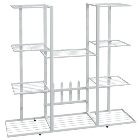 Stojak na rośliny z żelaza, biały, 94,5 x 25 x 89 cm / AAALOE - Inna ...