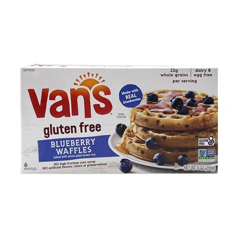 Van’s Gluten Free Blueberry Waffles