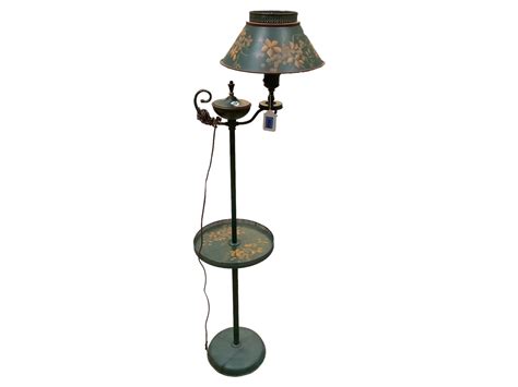 Lot - Hand Painted Floor Lamp