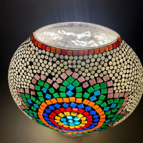 Glass Bottle And Decanter - Mosaic Glass Table Lamp Manufacturer from ...