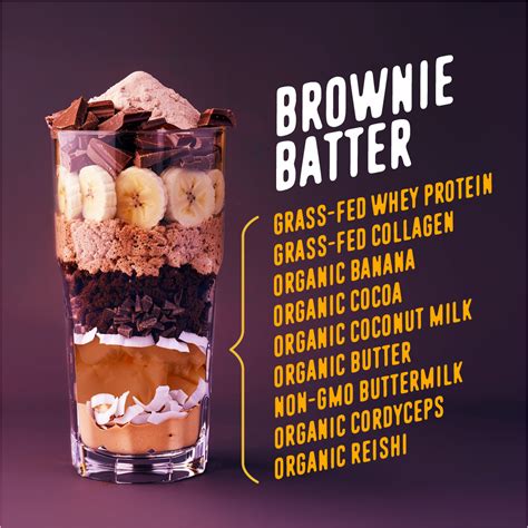 Organic Brownie Batter Protein Powder | FlavCity