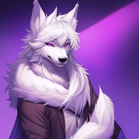 Masterpiece, best quality, Wolf_male, detailed_fluffy_fur, uploaded ...