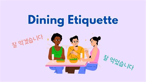 Dining Etiquette In Korea at Gwen Mayer blog
