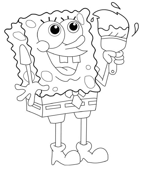Printable Spongebob Coloring Pages