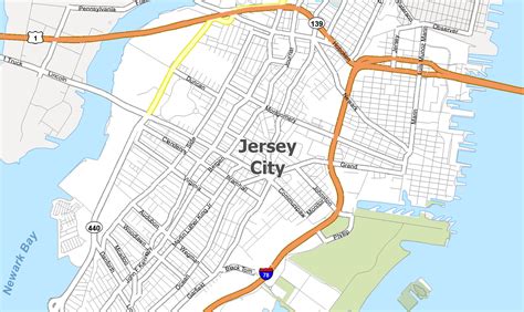 Jersey City Ward Map