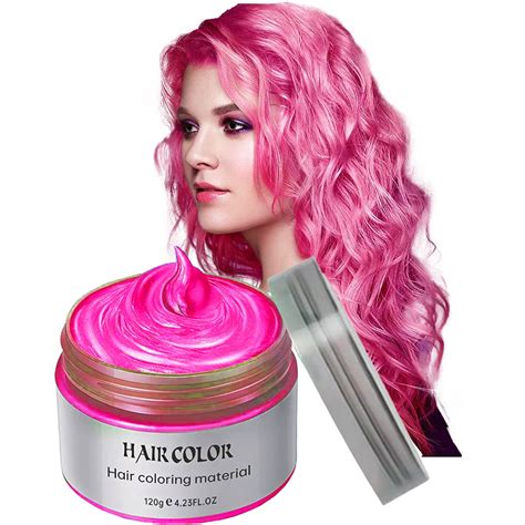 Amazon.com: Temporary Hair Color Wax 4.23 oz-Instant Hairstyle Cream ...