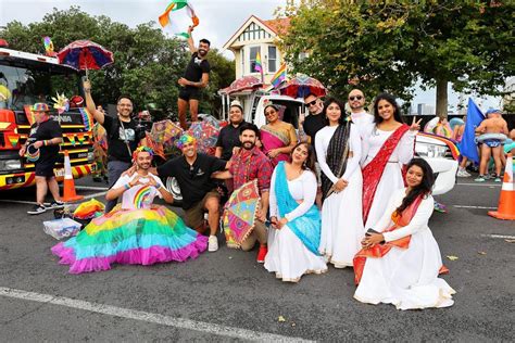 March with Indian Origin Pride NZ in Auckland Rainbow Parade, Ponsonby ...