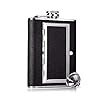 SNDIA Stainless Steel Pocket Hip Flask with Funnel and Case, 6 Oz(Black ...