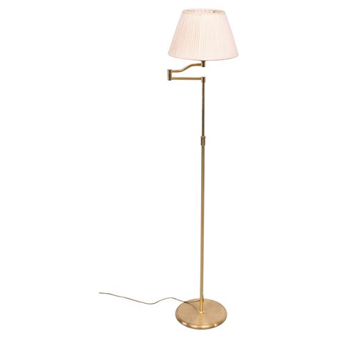 Midcentury Alsy Brass Adjustable Swing Arm Floor Lamp at 1stDibs | alsy ...