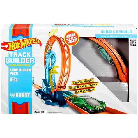Buy Hot Wheels Track Builder Unlimited Builder Loop Kicker Pack Online ...