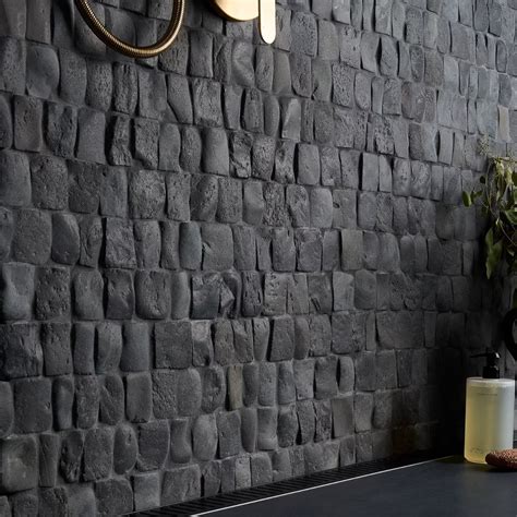 Nature Pathway Alor Black 2 | Stone mosaic tile, Stone mosaic wall ...