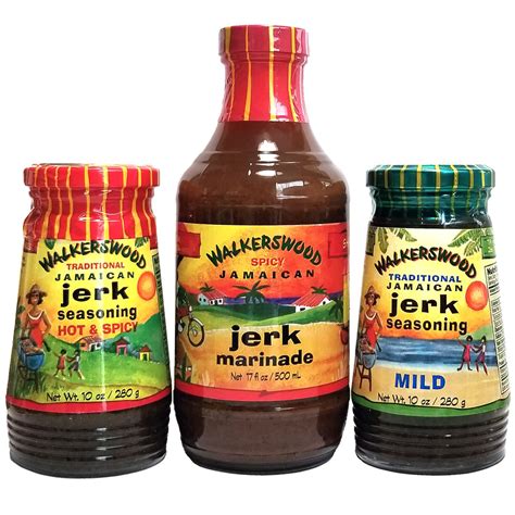 Walkerswood Paquete mixto de condimentos jamaicanos Jerk – Marinada ...