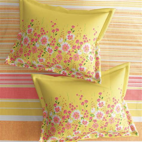 Buy PORTICO Shimmer Cotton 144TC Striped 3Pcs Super King Bedsheet Set ...