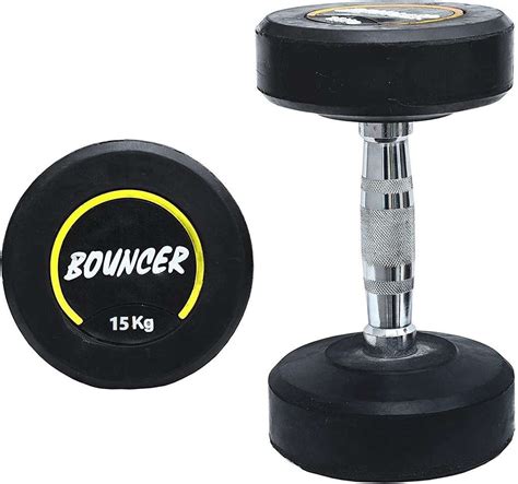 EXTREME FIT 15Kg X 2 High Quality Rubber Professional Bouncer (Yellow ...