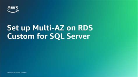 Image result for SQL Server RDS Installation Multi-AZ