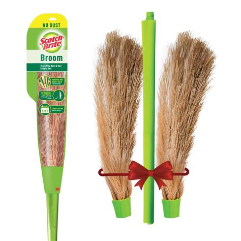 Scotch-Brite Combo | No-Dust Broom, Long Handle, Easy Floor Cleaning ...