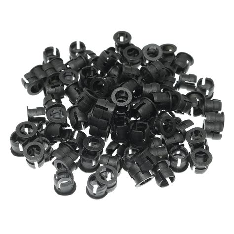 5mm LED Holder RLECS 100PCS Black Plastic LED Light Mounting Holders ...