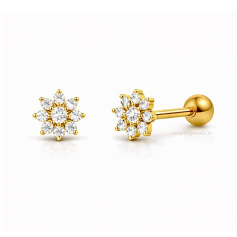 Sunflower studs - Pair – Serenity Jewels