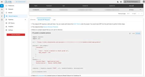 Deploy Model Endpoint for Codellama-7b | E2E Cloud
