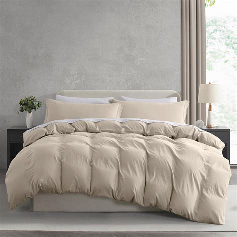 Amazon.com: Nestl Twin Duvet Cover Set - Soft Prewashed Linen Duvet ...