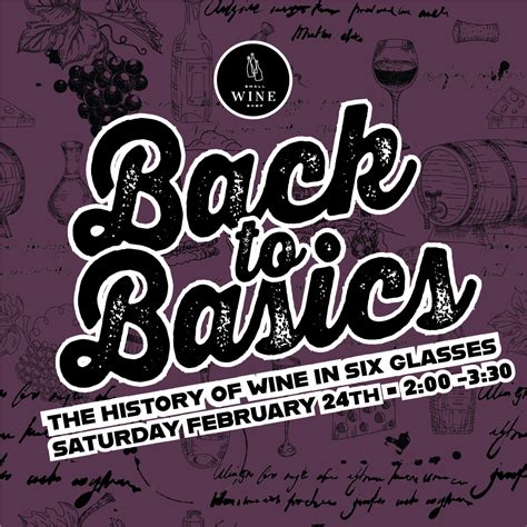 Back to Basics: A History of Wine in Six Glasses - Small Wine Shop