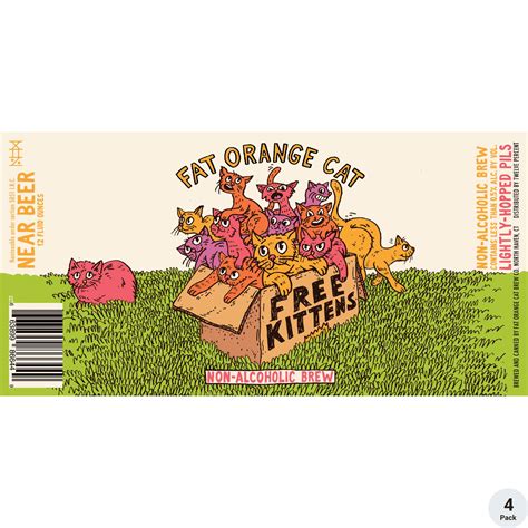 Fat Orange Cat Non-Alcoholic Free Kittens | Total Wine & More