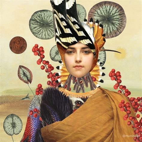 Vintage Illustrations of Flora and Fauna Are Superimposed into Surreal Portraits by MUMI — Colossal