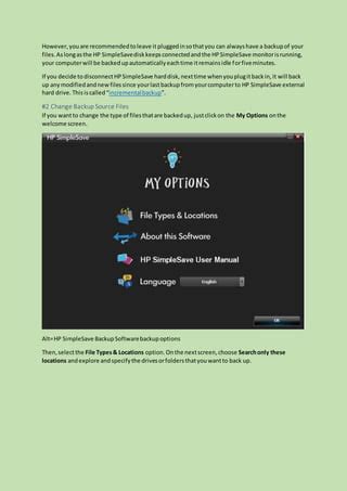 Image result for How to Set Up My HP SimpleSave Software