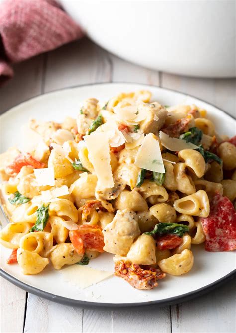 Creamy Chicken Tuscan Pasta - A Spicy Perspective
