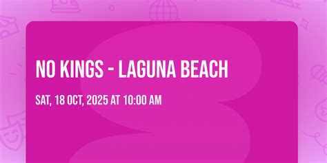 NO KINGS - LAGUNA BEACH, Main Beach - Laguna Beach, CA, 18 October 2025 ...