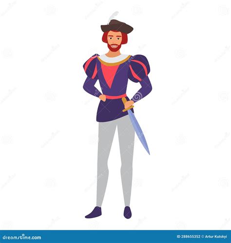 Medieval Lord, Character Of 16th Century, Royal Middle Ages Personage ...