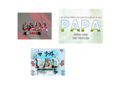 fathers day picture frames templates (12) canvapro – Creative hands.ink