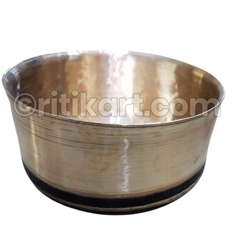 Double Layer Bronze Katori-Traditional Kansa Bowl from Balakati Odisha
