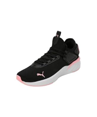 Buy Puma Unisex-Adult Amare Fresh Black-Koral Ice-White Running Shoe ...