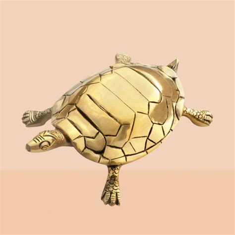 BRASS BIG TURTLE 01 WITH YANTRA– malyam