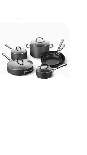 Calphalon Nonstick 10 Piece Cookware Set 的图像结果