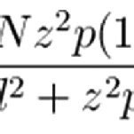Image result for Calculating Sample Size Formula