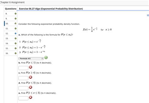Solved Chapter 6 Assignment Questions Exercise 06.27 Algo | Chegg.com