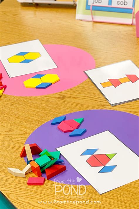 Image result for Pattern Block Activity Cards
