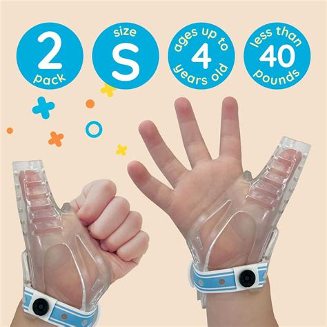 2 Pack Thumb Guard for Kids | Stop Thumb Sucking | Small Finger Sucking Stop - Ages 0-4 | Buy ...