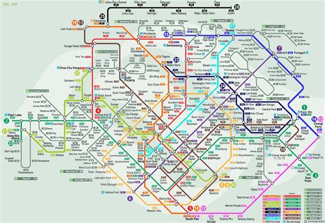 Singapore MRT Map