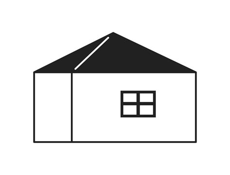 Clipart Houses Black&white Twins