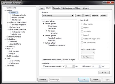 Image result for Foobar How to Setup Display Panel
