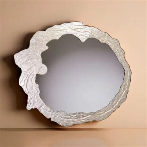 Metal Wall Mirror - Uniquely Shaped Wall Mirror With Gold Aluminum ...