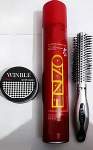 Winble HAIR STYLEING SPRAY WITH HAIR WAXZ WITH ROLLER BRUSH Hair Mask ...